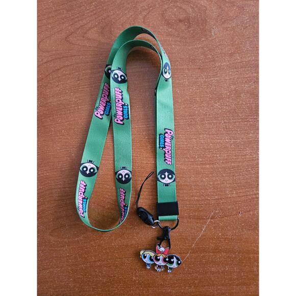 (X2) Cartoon Network Classics The Power Puff Girls Characters Green Lanyard - Picture 5 of 7